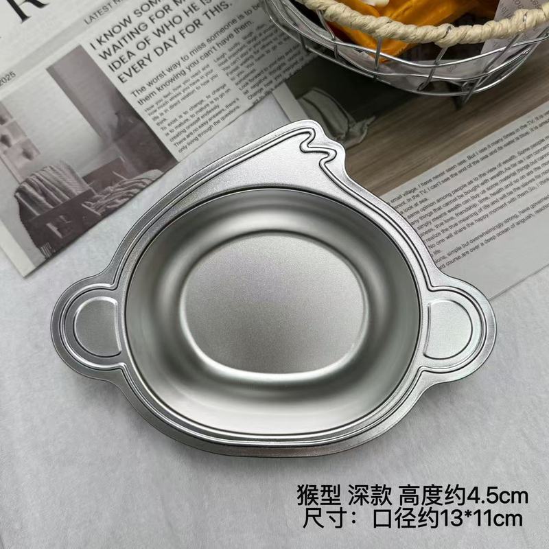 儿童304不锈钢餐盘可爱创意家用儿童碗卡通宝宝辅食碗小餐碗|undefined