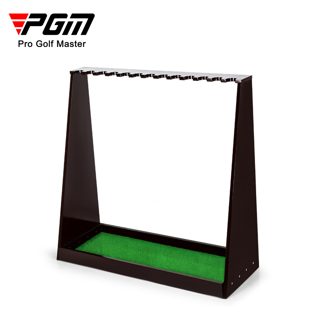 Giá treo gậy golf PGM bằng gỗ nguyên khối 13 lỗ — Giá đỡ Gậy 13 lỗ bằng gỗ nguyên khối ZJ009