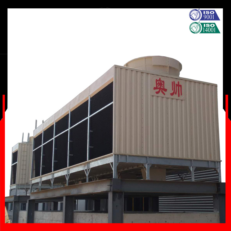 供应1500吨大型横流式冷却塔 钢混结构冷却塔  横流静音