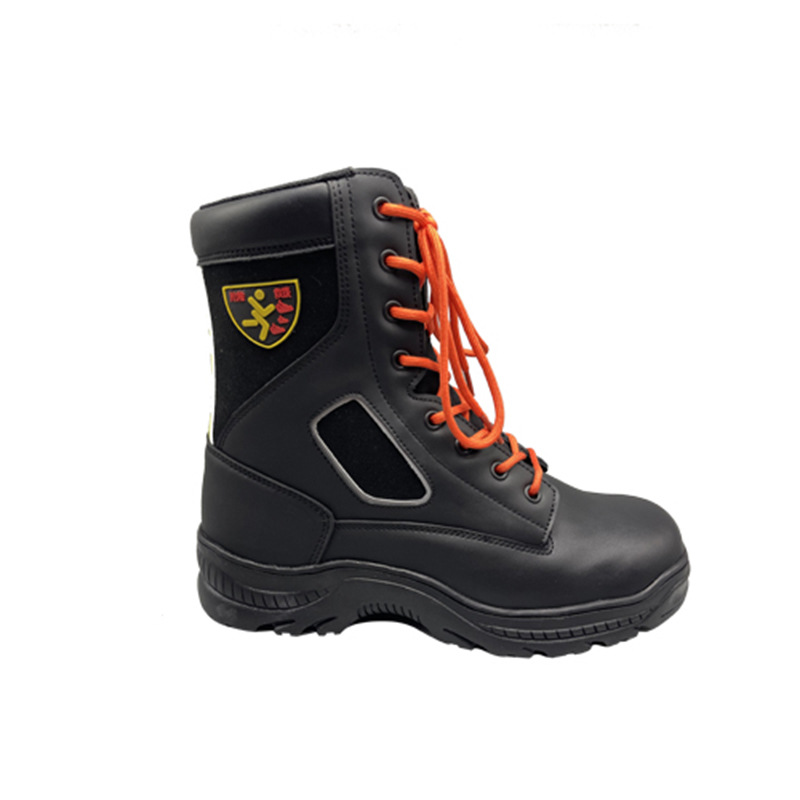 Botas contra incendios forestales Botas de protección de rescate anti-punción Botas de combate de rescate contra incendios forestales Botas de combate de rescate contra incendios al por mayor