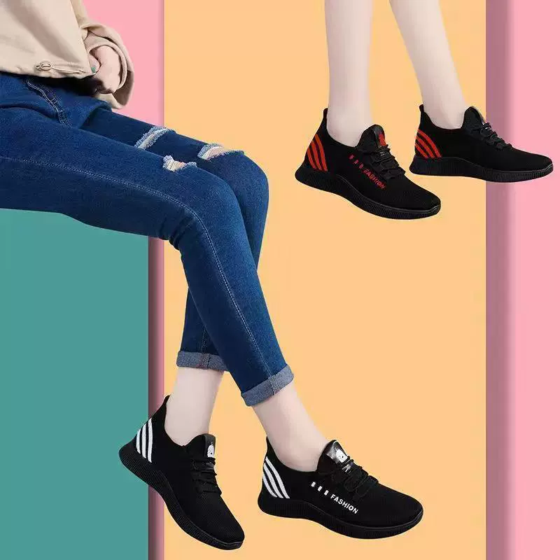 Женская обувь, новые кроссовки на мягкой подошве, женская модная повседневная женская прогулочная обувь, дышащая универсальная Удобная материнская Внешняя торговля, специальное предложение