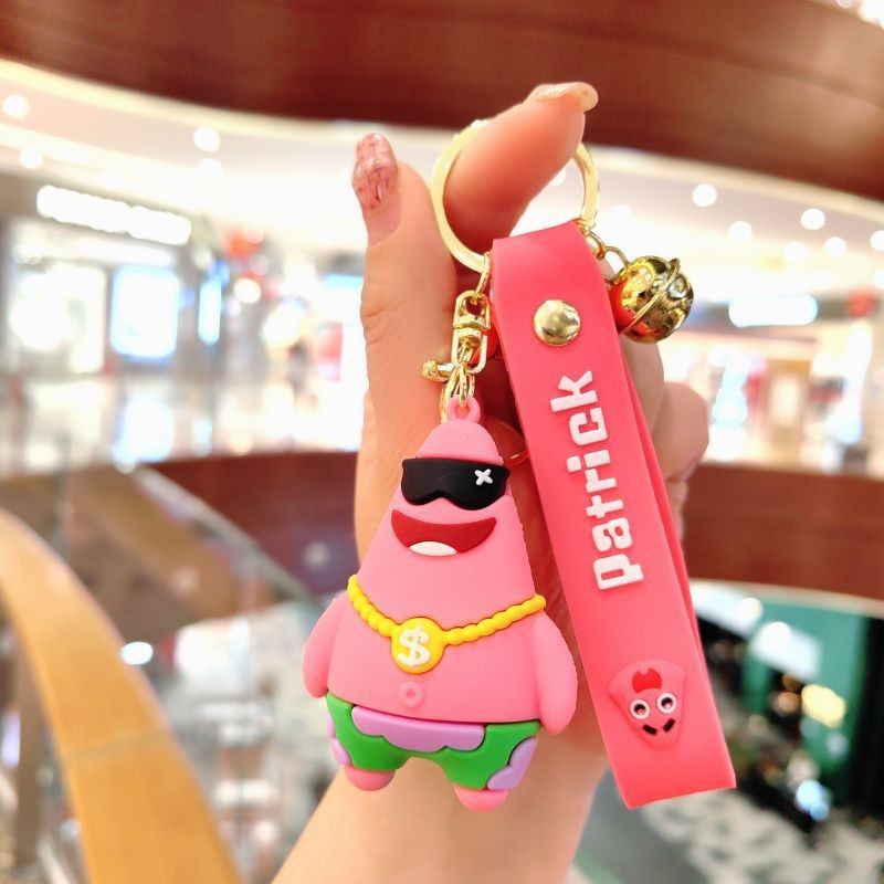 Dibujos animados pvc serie de anime llavero juego de marea muñeca llavero de coche bolsa colgante máquina de garra regalo al por mayor