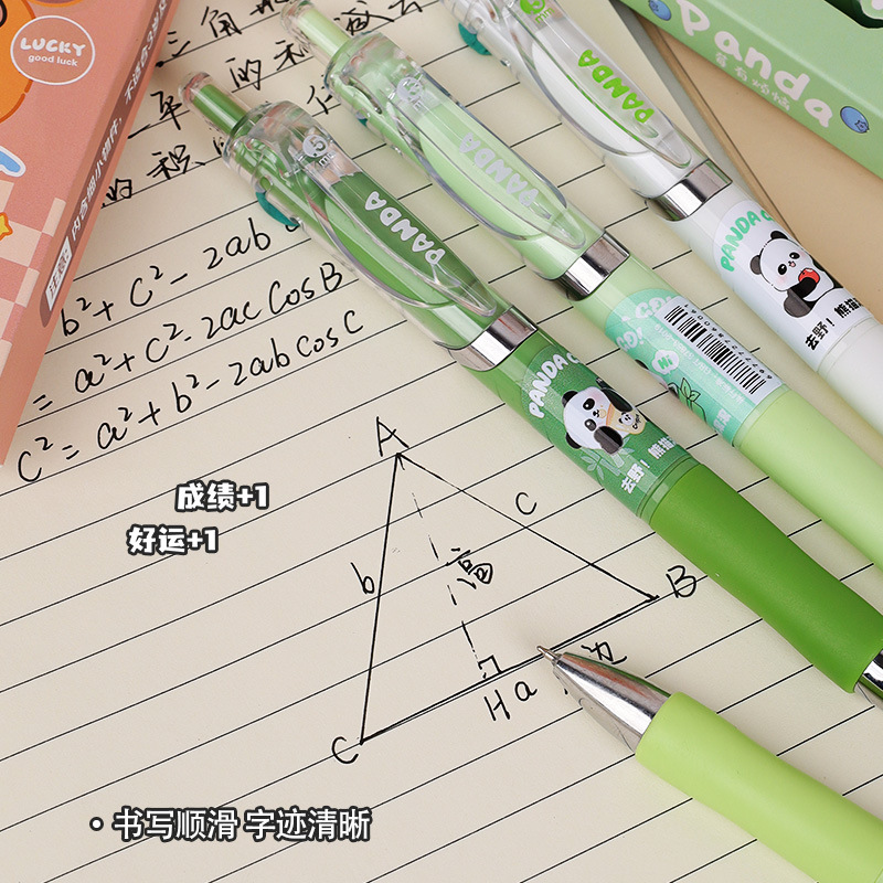Bolígrafo de presión Kapibala Bolígrafo de firma de secado rápido Panda de alto valor st head 0.5 bolígrafo de góner al por mayor