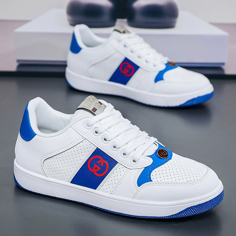 Мужские модные универсальные дышащие кроссовки, всесезонная повседневная обувь, модная модная спортивная обувь, белые туфли, студенческая мужская обувь