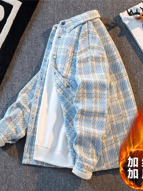 Chaqueta para hombre otoño nuevo estilo americano calle principal retro juvenil marca de moda alta sensación casual suelta chaqueta de fragancia pequeña