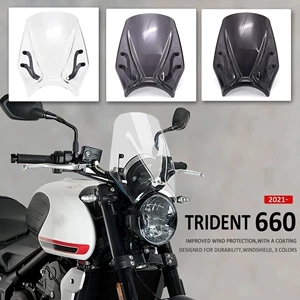Triumph Trident 660 2021 2022 yeni ön şüşə deflektoru, örtük