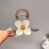 5# beige four-petal flower