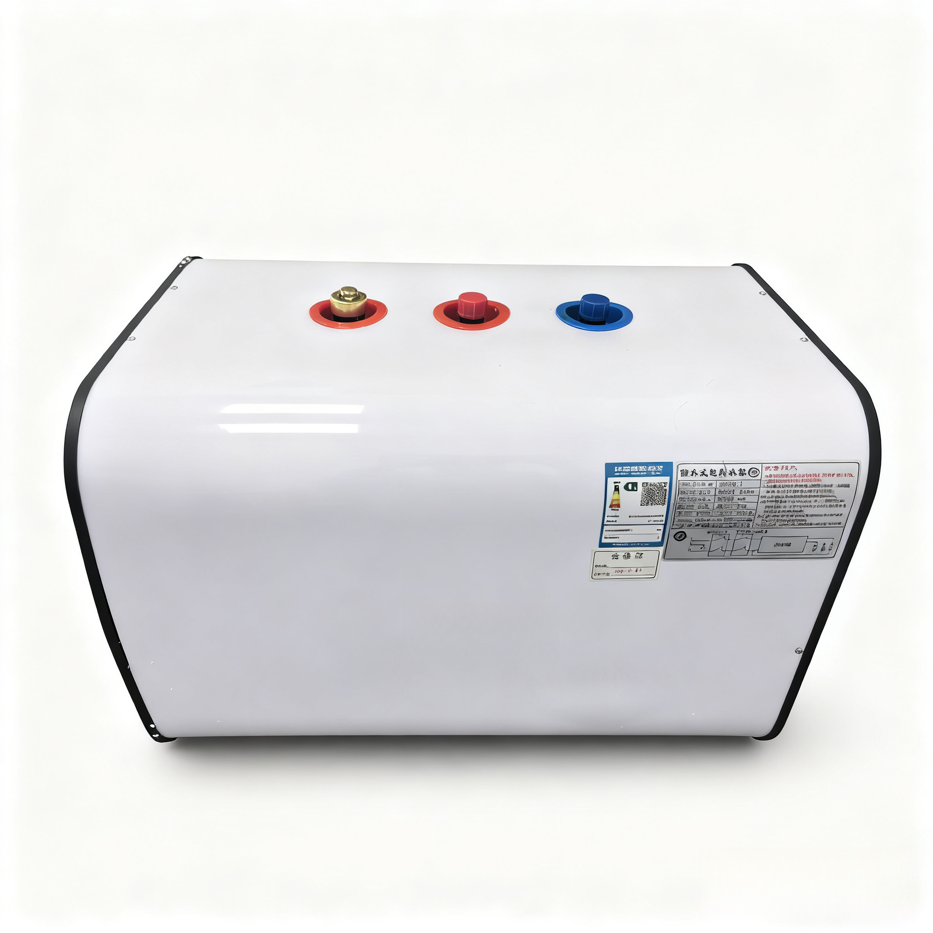 热水器家用40升方形上进水电热水器储水式节能加厚外壳省电