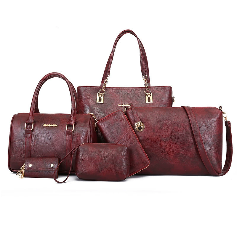 One-Shoulder Bag Set, Retro European Style, Multi-Piece Shoulder Bags, 33×30×13 cm