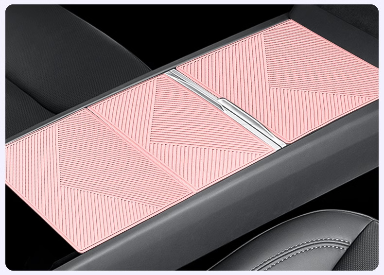 Suitable for Tesla's New Version Model 3/Y Center Console Film Silicone Mat Interior Modification Accessories Anti-Slip