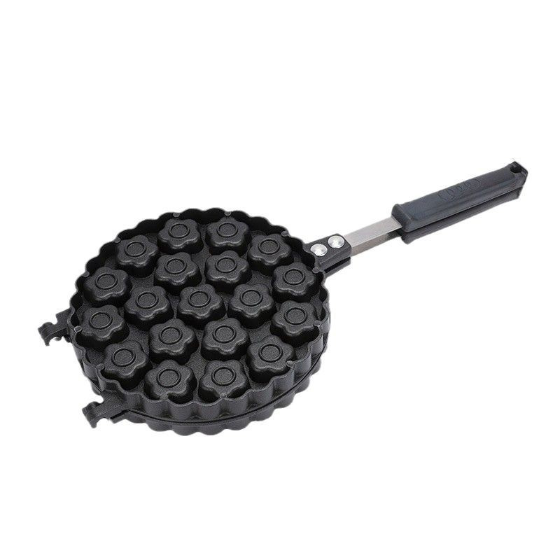 Commercial and Household 19-Hole Cake Mold Non-Stick Double-Sided Frying Pan Baking Tool Kitchen Egg Waffle Baking Tray Wholesale