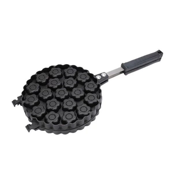 Commercial and Household 19-Hole Cake Mold Non-Stick Double-Sided Frying Pan Baking Tool Kitchen Egg Waffle Baking Tray Wholesale