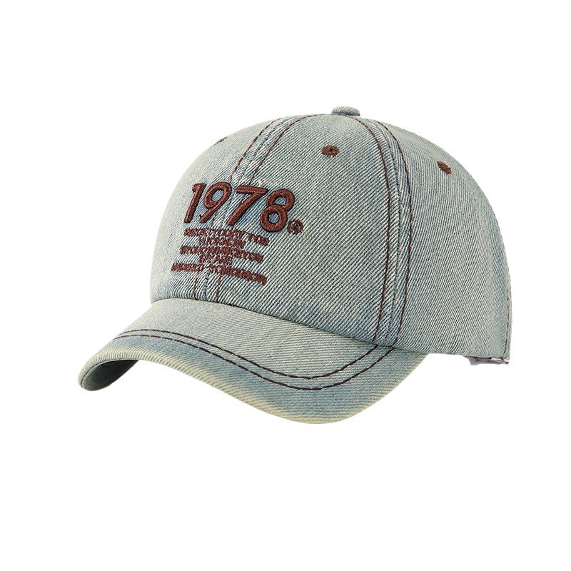 Nuevo sombrero para niños, sombrero de béisbol de vaqueros, sombrero de verano, sombrero de protección solar para niños, sombrero de lengua de pato de moda