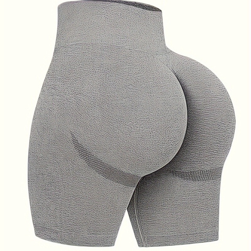 High Waist Hip Lifting Abdominal Smiley Shorts Gym Yoga Sports Shorts Three-point Pants