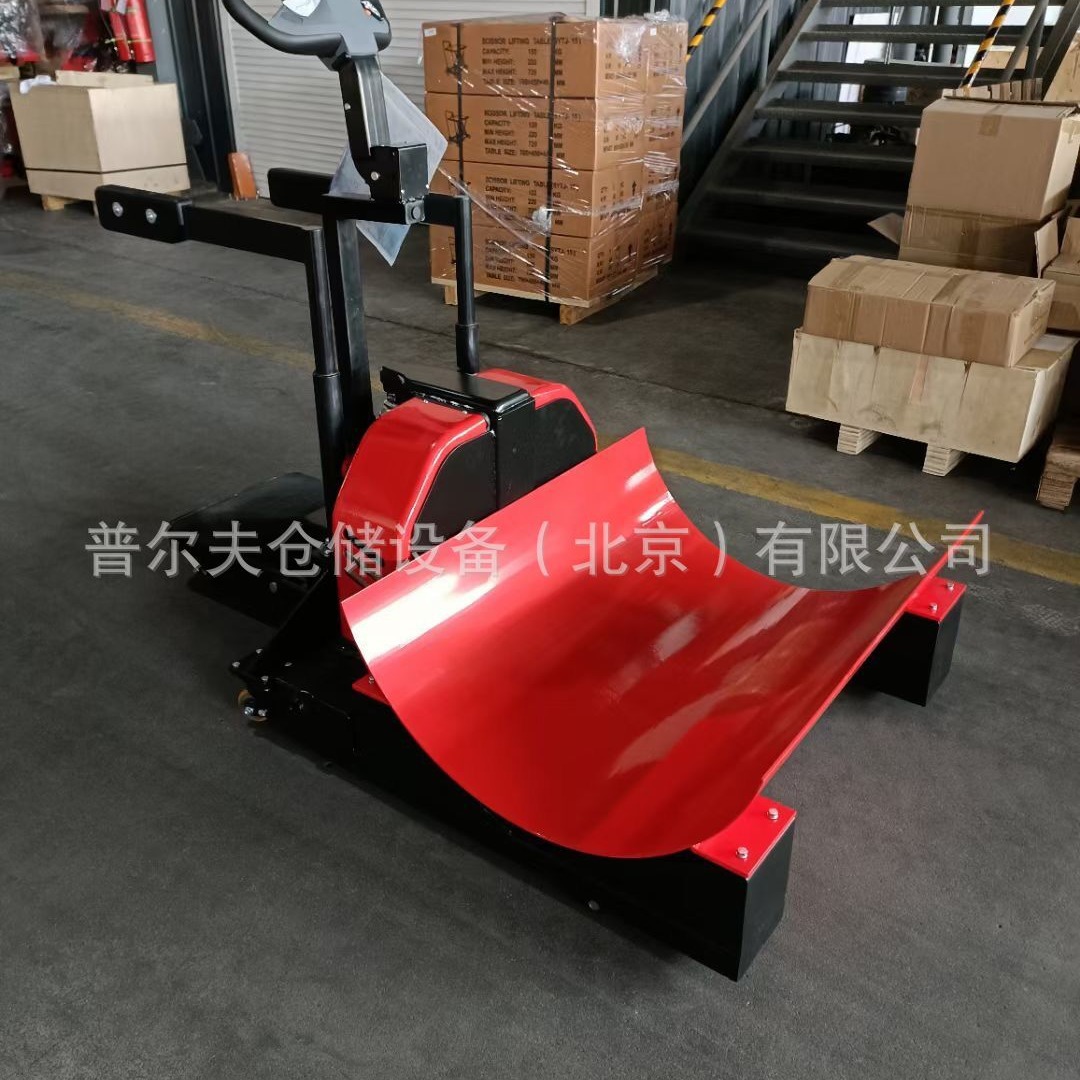 电动纸卷托盘搬运车纱辊纸筒搬运车拖车电瓶叉车地电动牛