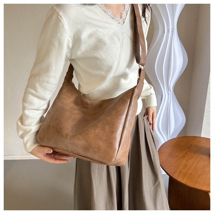 PU Große Kapazität Damen Tote Beliebte Mode Schulter Umhängetasche_voghion.com