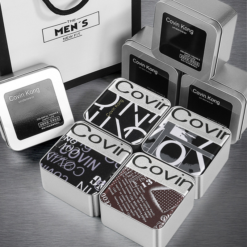 Men's underwear men's cotton boxers plus size red cotton boys boxers modal shorts head wholesale tide