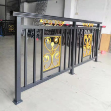 定制厂家直供别墅小区铝合金护栏铝艺护栏阳台玻璃护栏