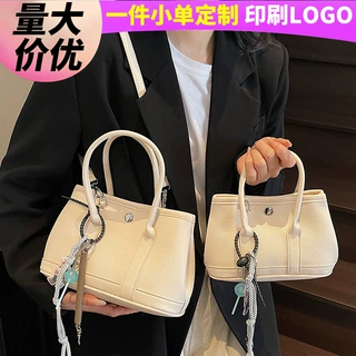 包包斜挎包女士新款上班通勤托特包百搭小挎包拼接女式手提单肩包