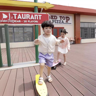 Children's spring and summer sun protection clothing Tencel 2024 spring and summer new boys and girls contrast color air conditioning shirt thin