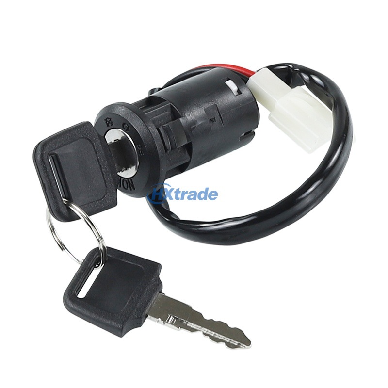 Off-Road Motorcycle Accessories Electric Vehicle Two-Wire Ignition Switch Atv Beach Bike Start Ignition Switch Key