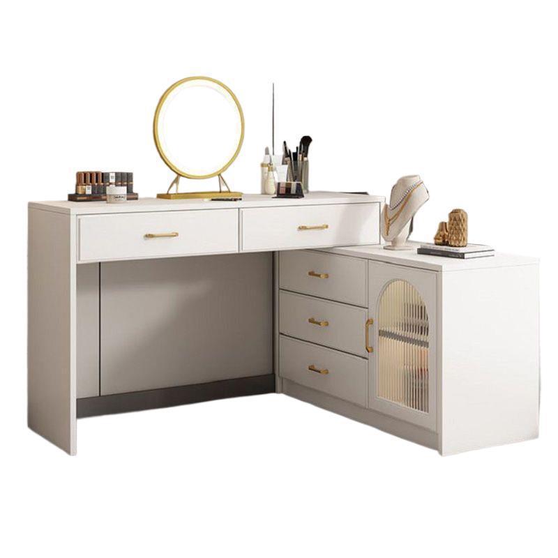 Wardrobe dormitorio moderno simple armario todo en un pequeño armario de lujo pequeño armario de cama trasera tabla de maquillaje retráctil