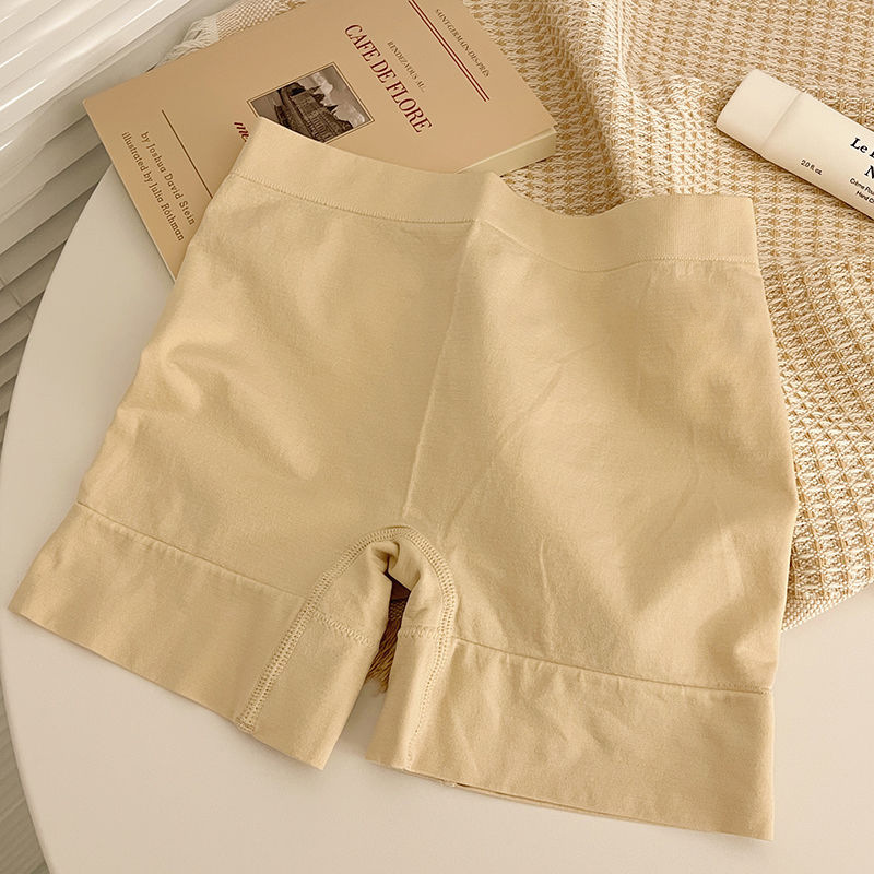 Pantalones de seguridad de abdomen de verano, nuevos pantalones sin costuras de ángulo plano, pantalones cortos de cintura de belleza