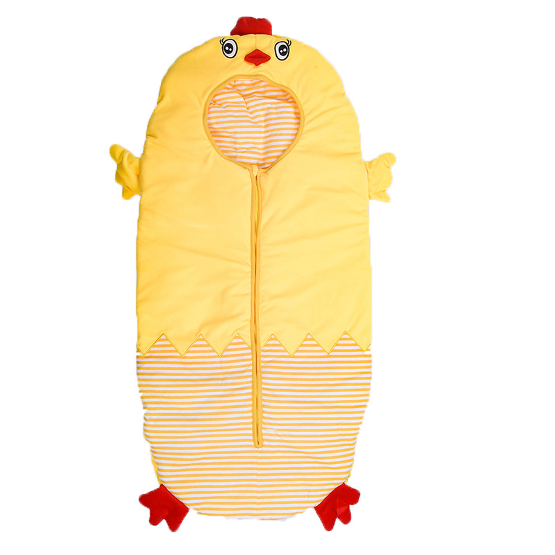 2020 New style children's warm sleeping bag Frog Cartoon children's warm print manufacturer custom wholesale sleeping clothes detail image 1