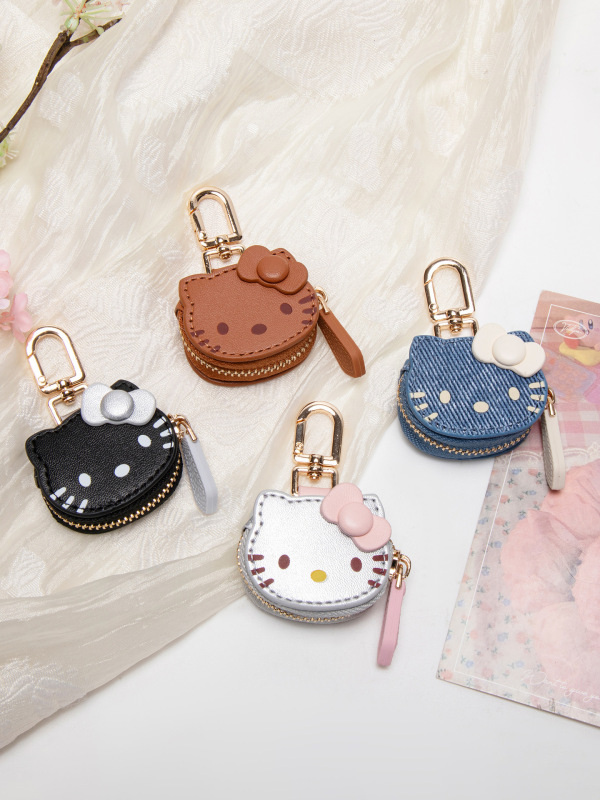 可爱HelloKitty猫可爱皮质pu创意书包mini挂件钥匙扣挂饰装饰礼物|undefined