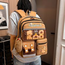 2025新款夏季可爱卡通书包呆萌百搭儿童出游小背包个性创意双肩包