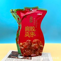 眾星阿膠貢棗243g袋裝棗仁派168g無核蜜棗獨立小包裝女性解饞零食