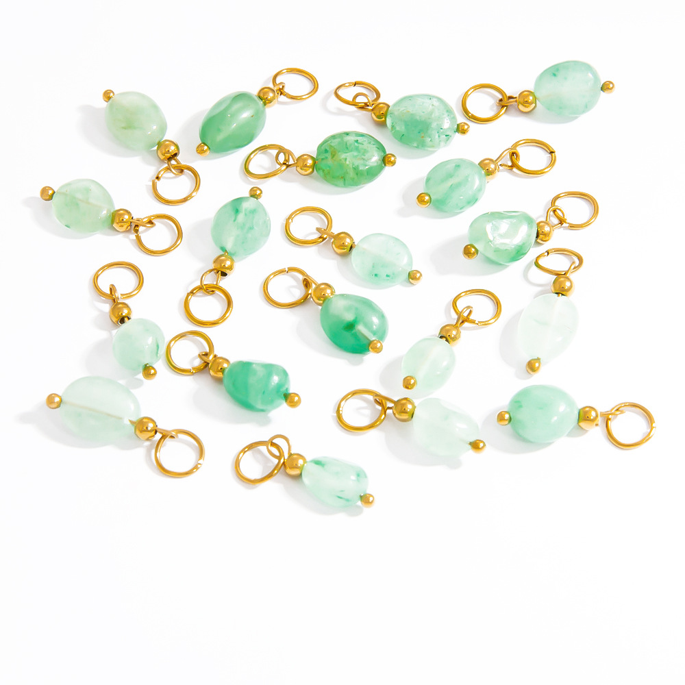 8g Weight Pendant Jewelry Making Type DIY Jewelry Accessories Classification 20 PCS/Package, 3 PCS/Package Quantity 304 Stainless Steel, natural stone Material Geometric Pattern Plating Design Vintage Style, Classic Style Style 20 PCS/Package 3 PCS/Package 304 Stainless Steel Natural Stone Geometric Pendant 8