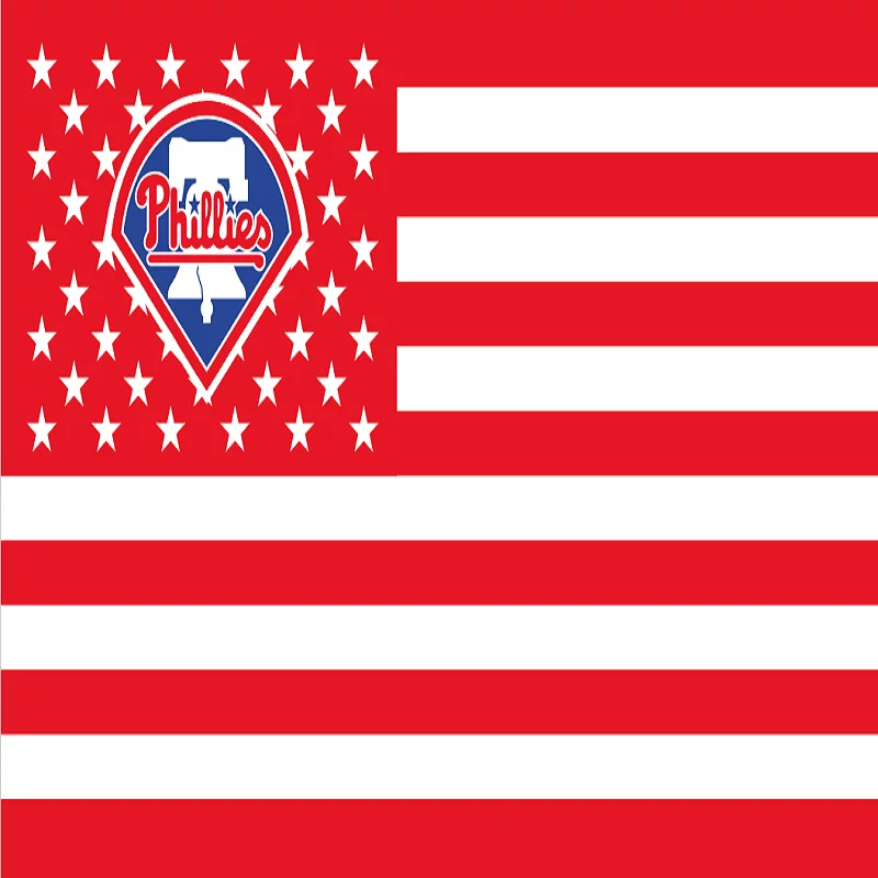 Флаг Philadelphia Phillies MLB Большой Лиге бейсбола Филадельфия Филадельфия Флаг