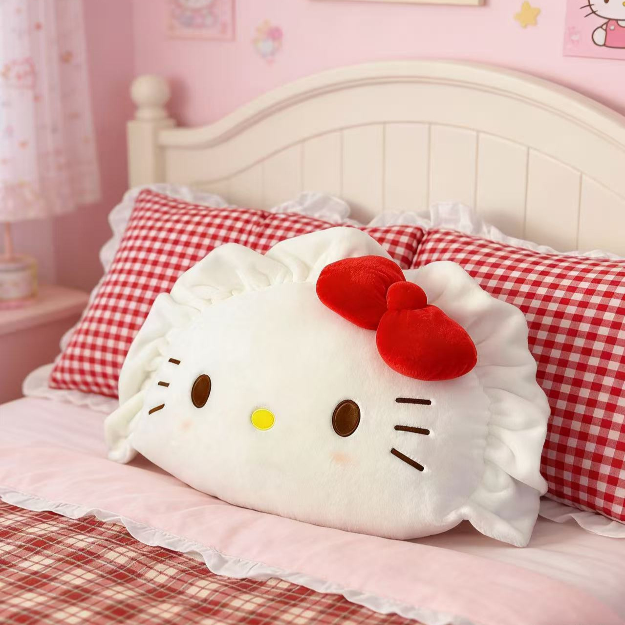 Hello kitty, plush doll, pillow for bed, cute sofa for students
