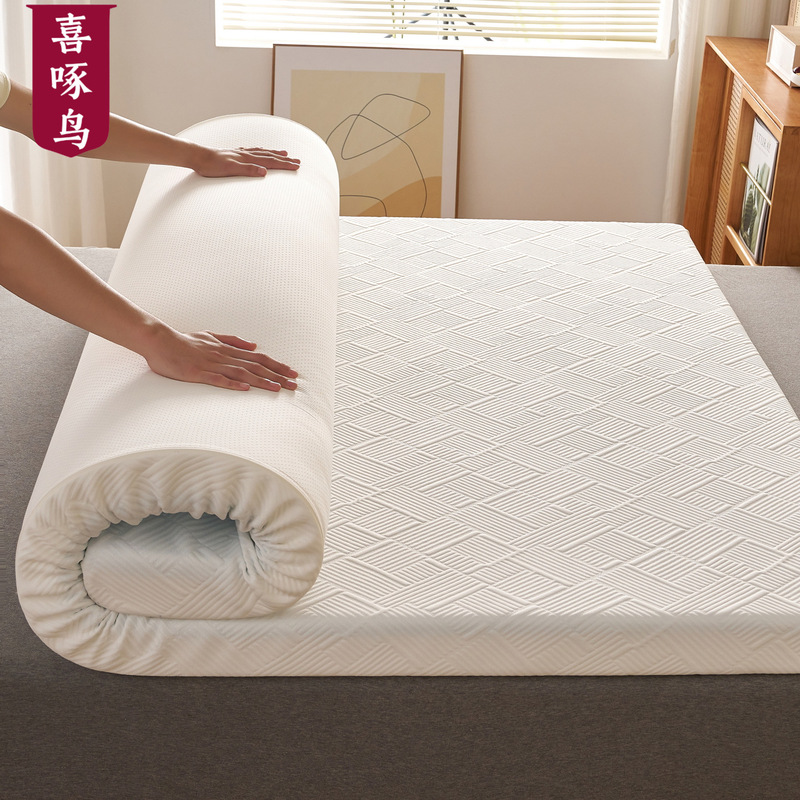 Cross-Border Amazon Roll-Packed Zero-Pressure Mattress High-Density Sponge Foam Thin Cushion Soft Cushion Slow Rebound Memory Foam Mattress