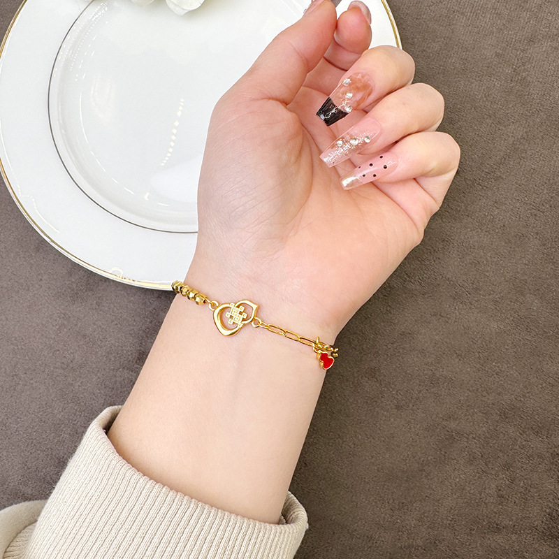 Nuevo estilo chino, pulsera de oro de arena vietnamita, la tendencia nacional, pulsera de mariposa, pulsera de mariposa, mujer, lujo ligero, joyería, fuente de productos.