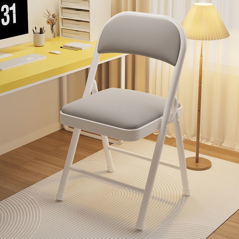 Computer Chair, Comfortable Office Seat for Long Periods of Sitting, Dormitory College Student Study Folding Back Chair, Home Desk Stool