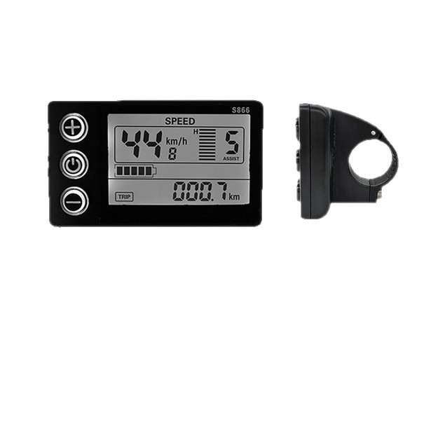 Mountain Bike Lithium Battery Modification Accessories Lcd-S866 Electric Scooter Smart Lcd Instrument/Sm Connector