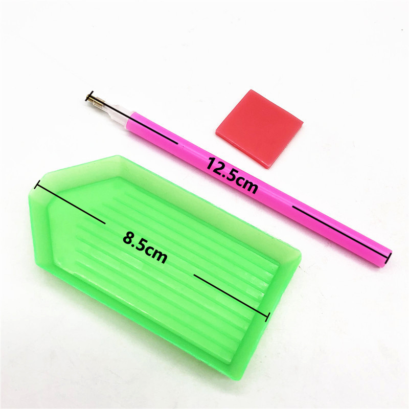 DIY Diamond Painting Tools, Dotting Pen, Dotting Clay, Dotting Tray, Single-Point Copper Head, Digital Oil Painting DIY Cross-Border