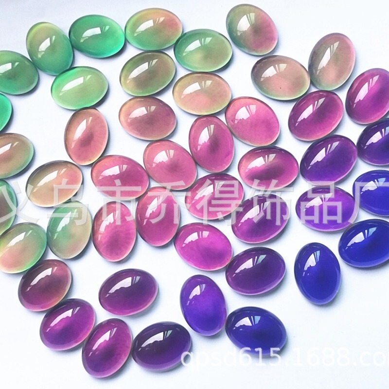 8x 10 denier plain smooth steamed bread type temperature sensitive color change ring surface temperature change stone color change bead jewelry accessories 8x 10 denier plain smooth steamed bread type temperature sensitive color change ring surface temperature change stone color change bead jewelry accessories
