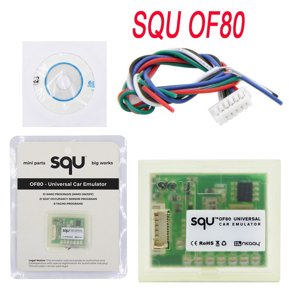 Newest SQU OF80 Universal Car Emulator supports IMMO Seat