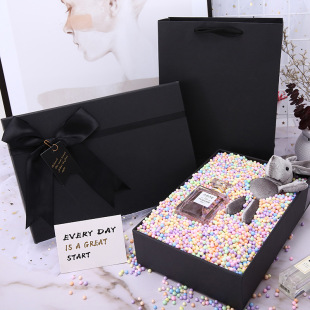 Spot creative I black bow gift box wholesale Christmas birthday valentine's day gift gift box gift box