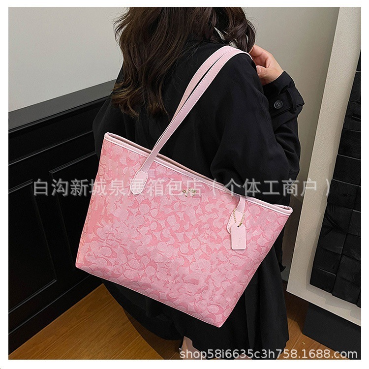 寇家女包2025新款时尚印花水桶包大容量单肩包跨境批发lady潮bags|undefined