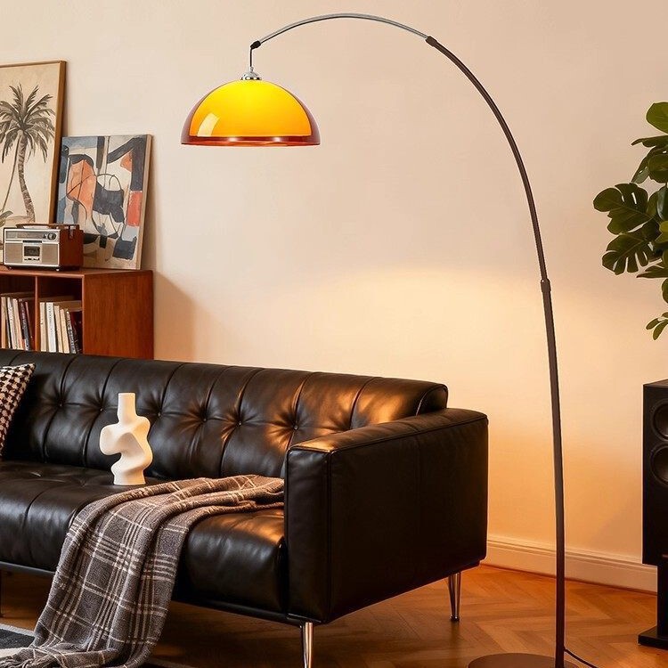 Vintage-Style Fishing Floor Lamp, Living Room Sofa Side Lamp, Coffee Table Side Lamp, Bedroom Master Bedroom Ambiance Light Vintage-Style Fishing Floor Lamp, Living Room Sofa Side Lamp, Coffee Table Side Lamp, Bedroom Master Bedroom Ambiance Light