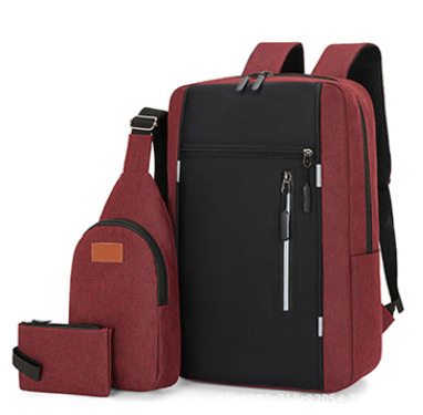 Mochila comercial transfronteriza de ocio de computadora, mochila multicapa ligera impermeable, logotipo personalizado, mochila de estudiantes de viaje