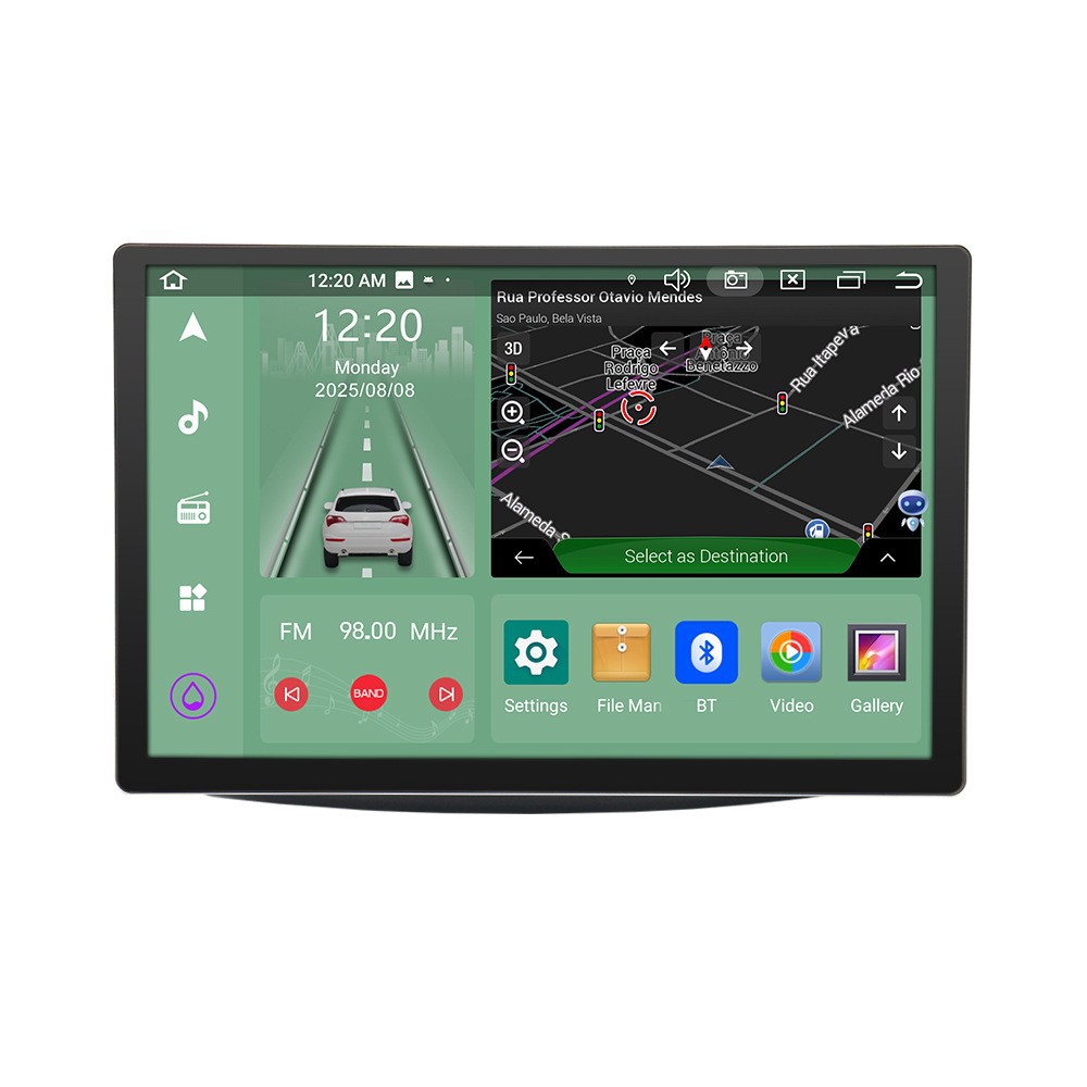 Adecuado para la navegación de 13.3 pulgadas del Mercedes Sprinter, navegación de pantalla grande para automóvil Sprinter, dispositivo todo en uno con Bluetooth y Android.