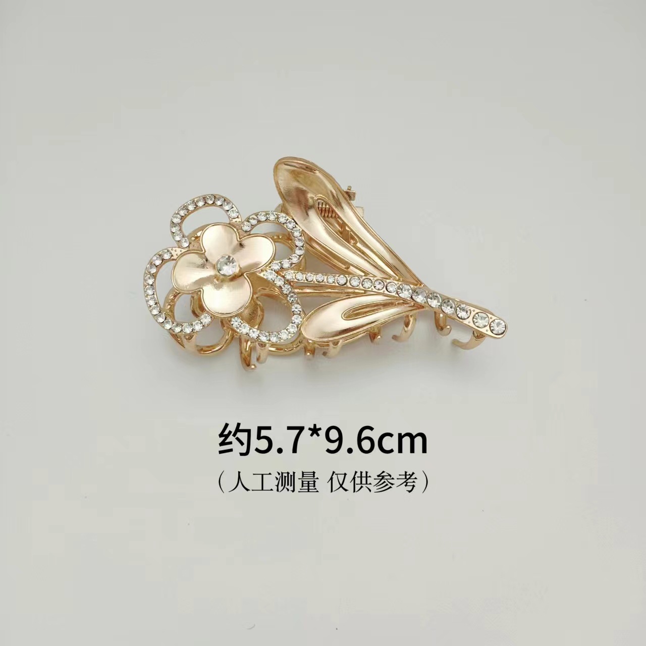 12 # 포인트 다이아몬드 네 꽃잎 꽃 클립