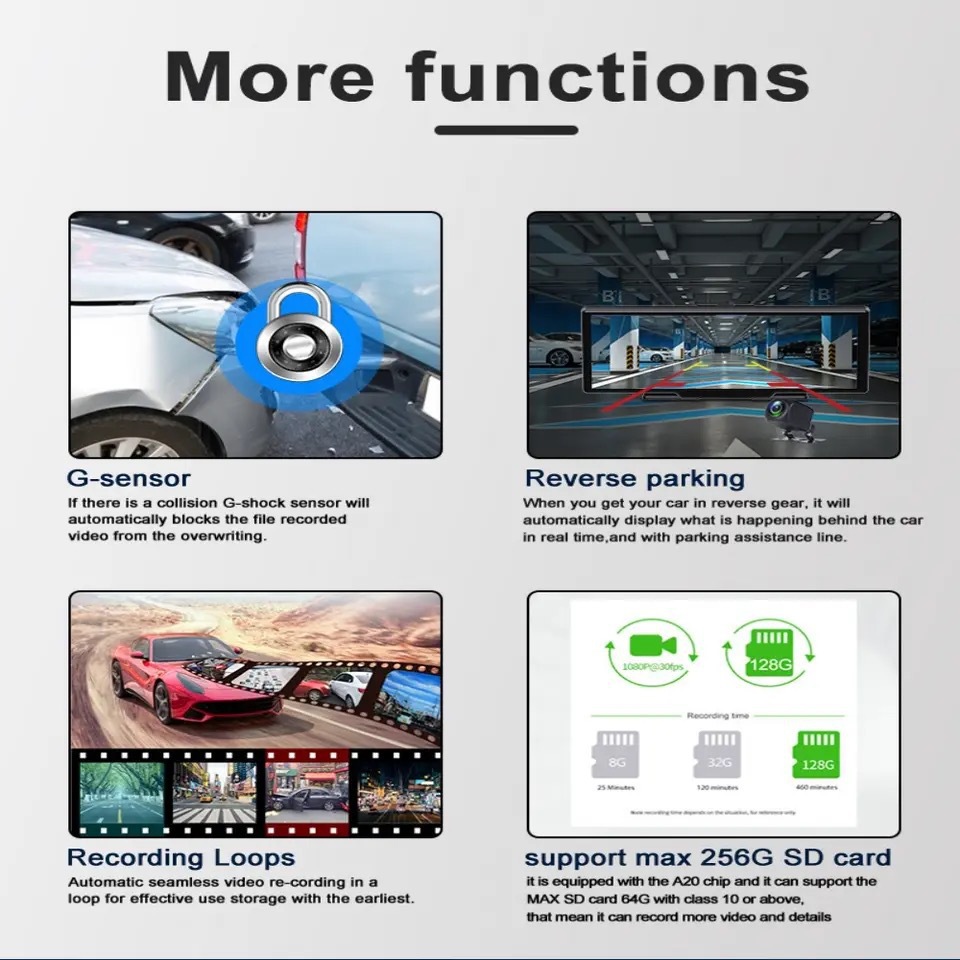 Cross-Border Driving Recorder Carplay Center Console 10.26inch Wireless Bluetooth Smart Screen Car Recorder