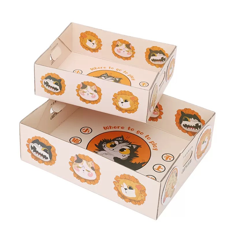 Lele gato desechable gato caja de arena coche de gran tamaño plegable fácil de llevar totalmente abierto gato temporal aseo