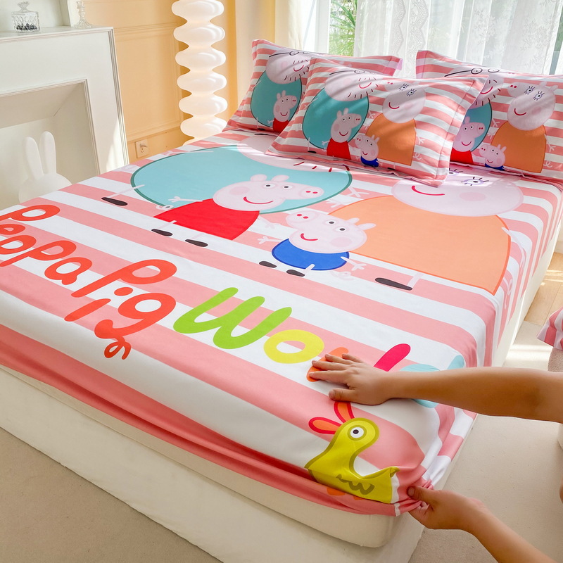 Colchón de cama de dibujos animados Cubierta antipolvo Cubierta protectora de colchón Cubierta protectora Niños 360 todo incluido Sombrilla de cama de flores al por mayor